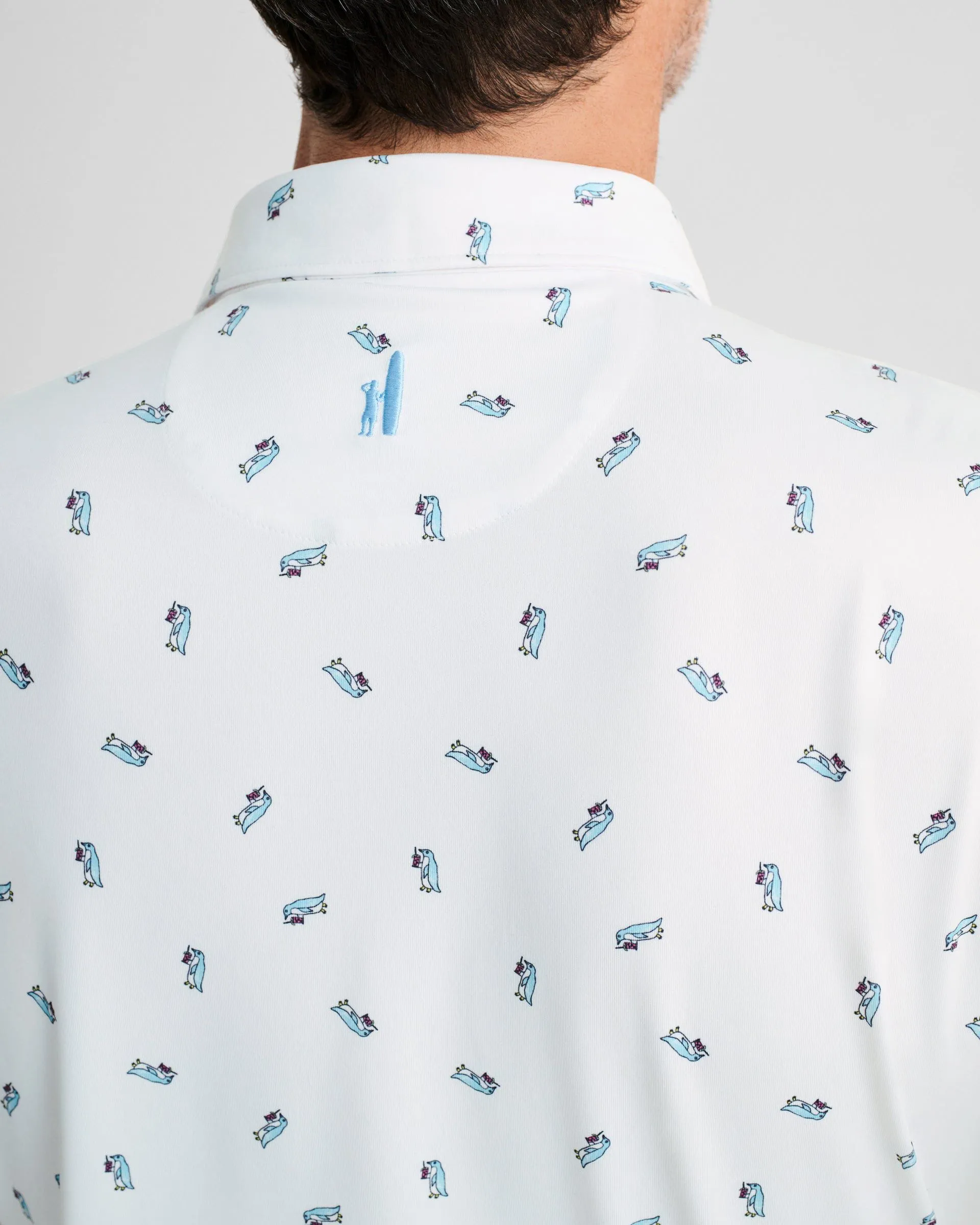 Silly Penguin Printed Jersey Performance Polo sold by Johnnie-O product image thumbnail 2