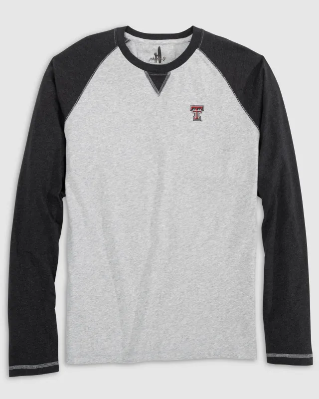 Texas Tech Alsen Long Sleeve Baseball Tee sold by Johnnie-O