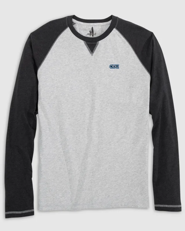 Old Dominion Alsen Long Sleeve Baseball Tee sold by Johnnie-O
