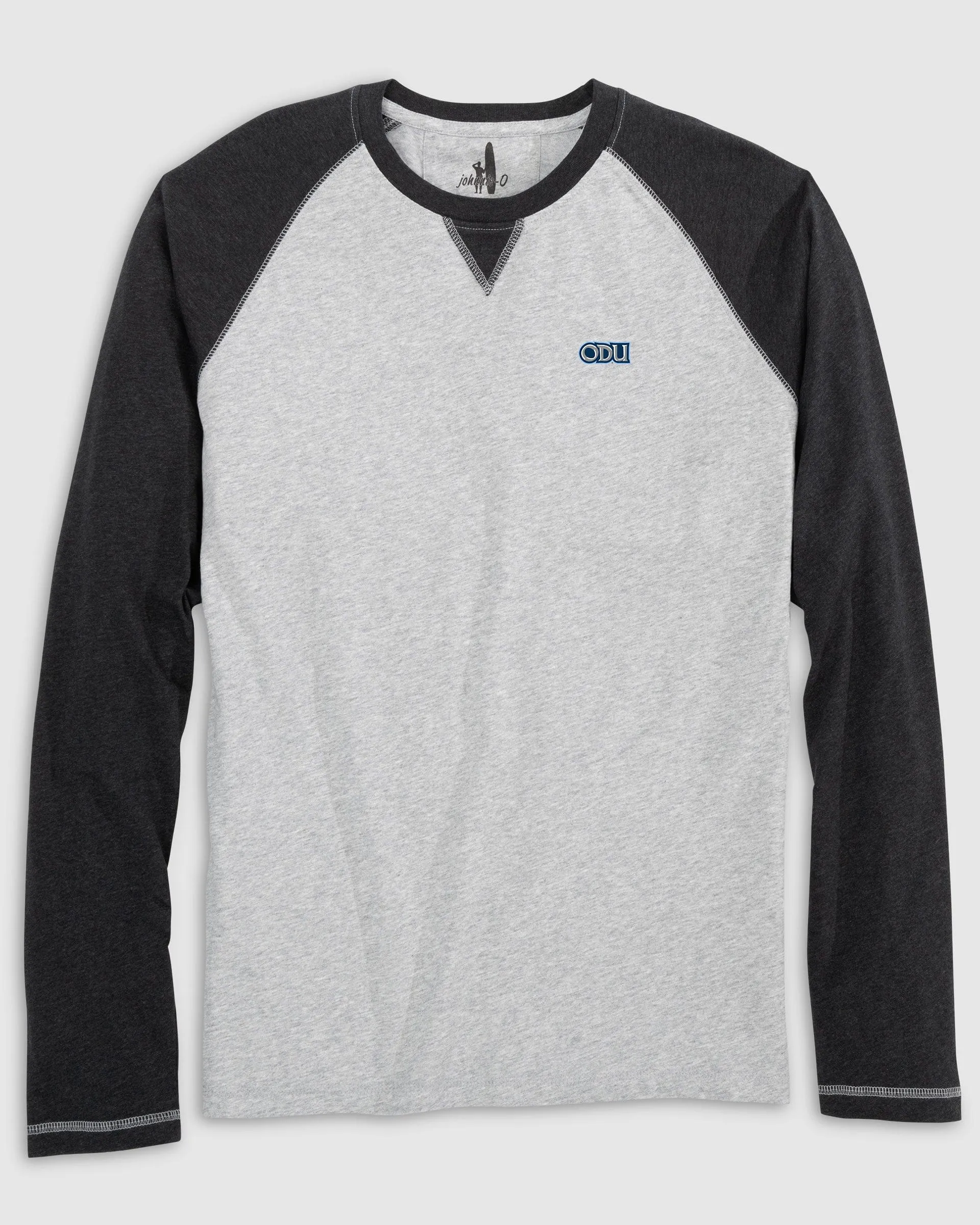 Old Dominion Alsen Long Sleeve Baseball Tee sold by Johnnie-O