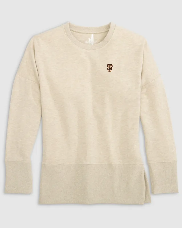 Women's San Francisco Giants Brittany Crewneck Sweatshirt sold by Johnnie-O