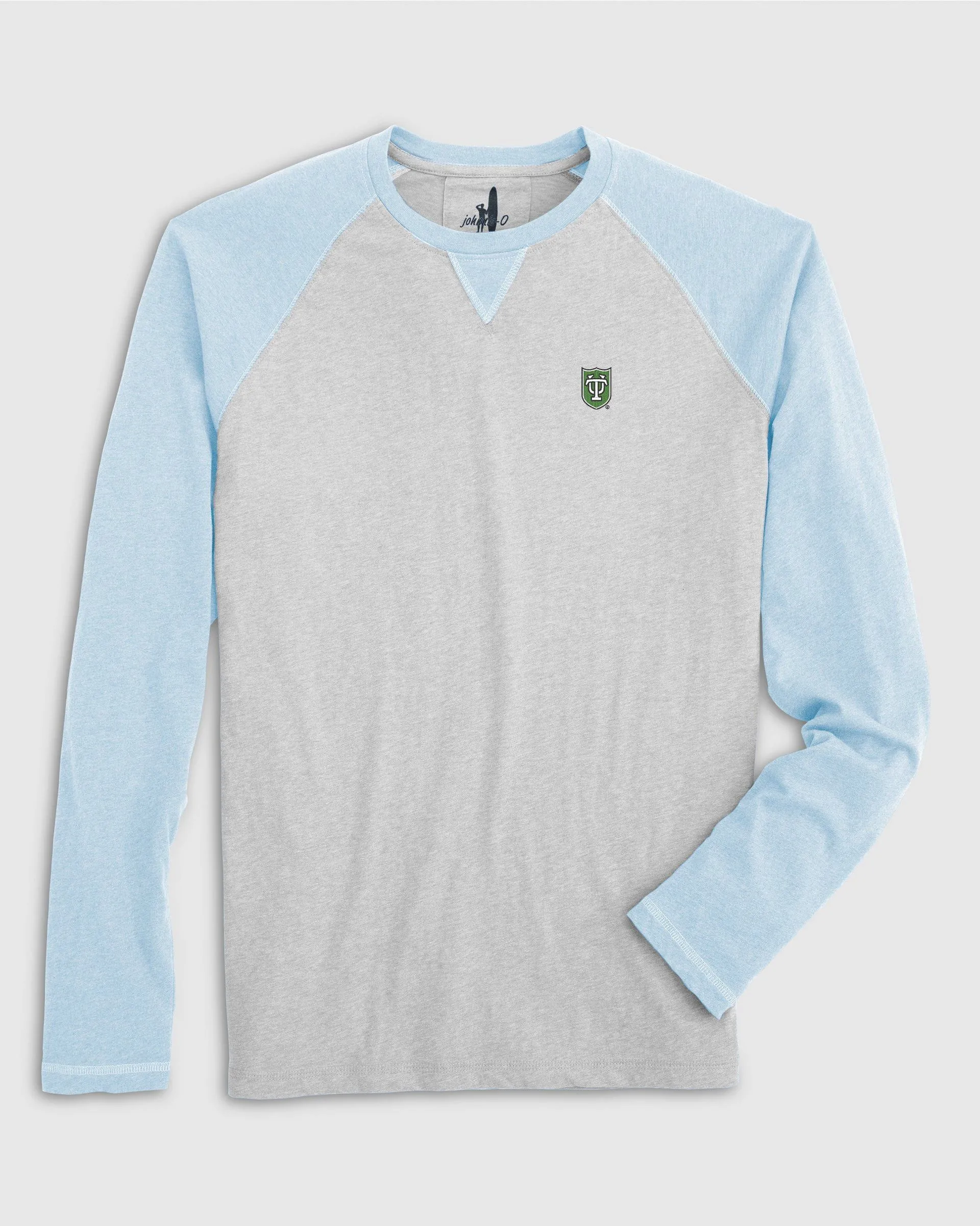 Tulane Alsen Long Sleeve Baseball Tee sold by Johnnie-O product image thumbnail 3