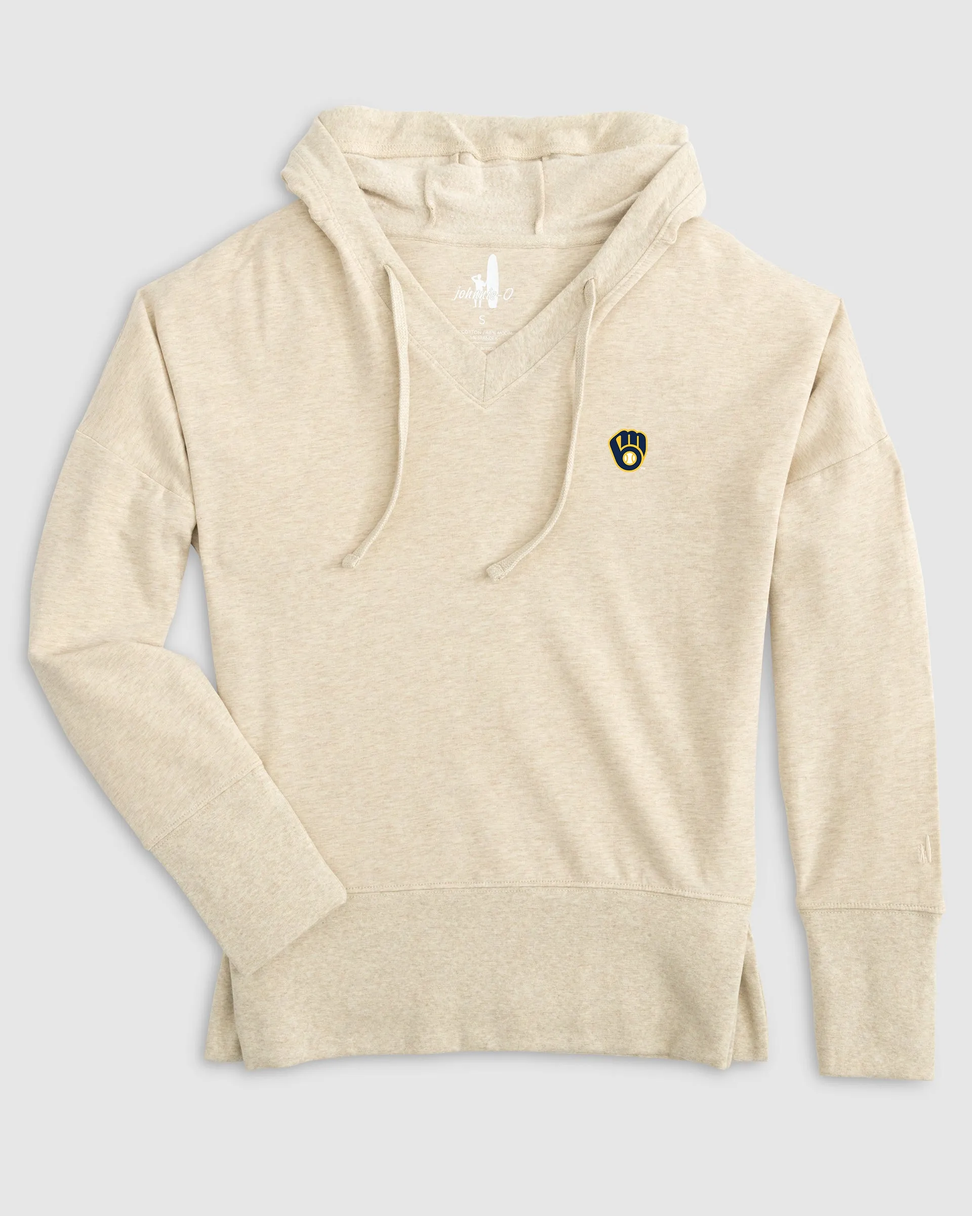 Women's Milwaukee Brewers Carrie Pullover Hoodie sold by Johnnie-O