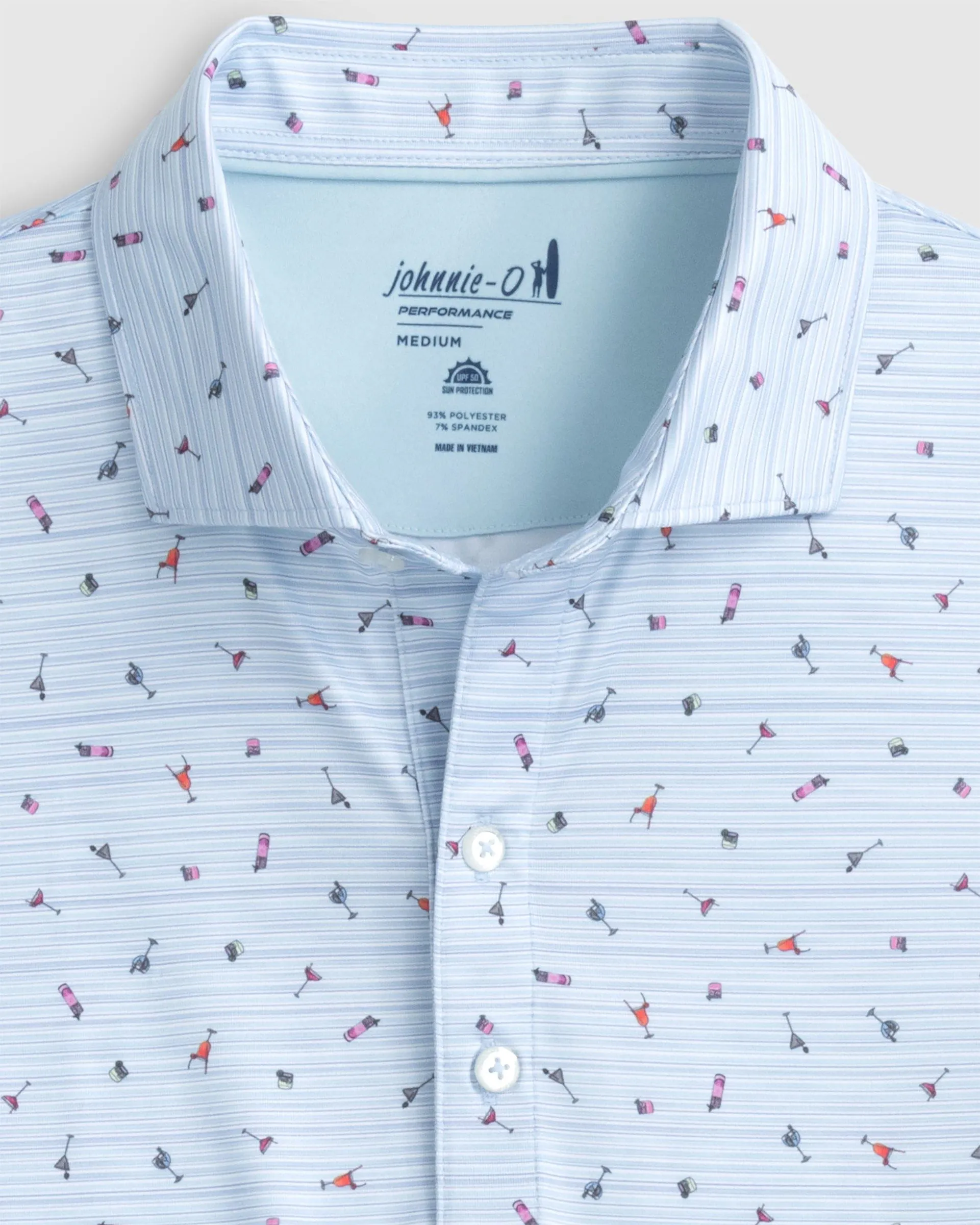 Waldorf Printed Jersey Performance Polo sold by Johnnie-O product image thumbnail 3