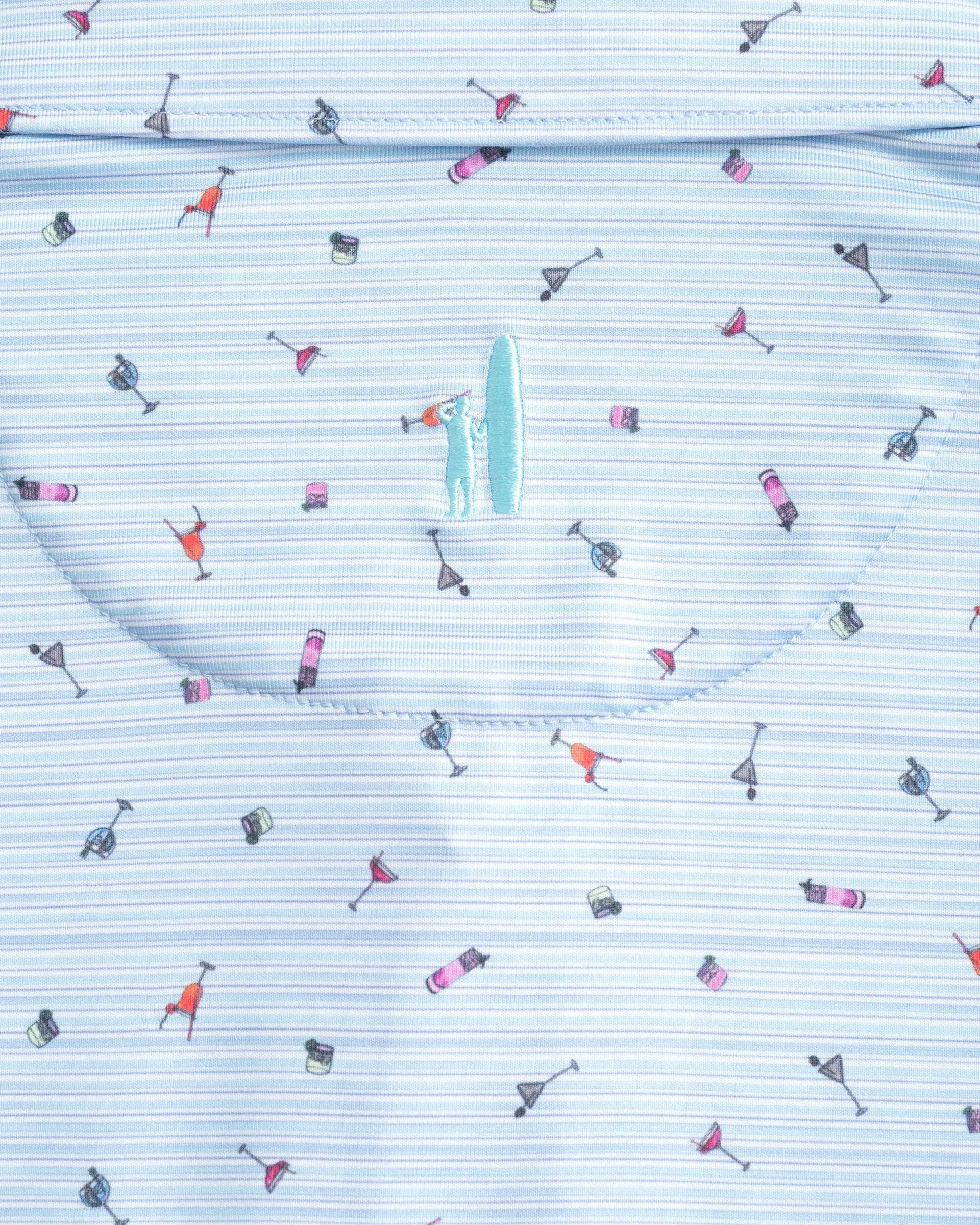 Waldorf Printed Jersey Performance Polo sold by Johnnie-O product image thumbnail 4