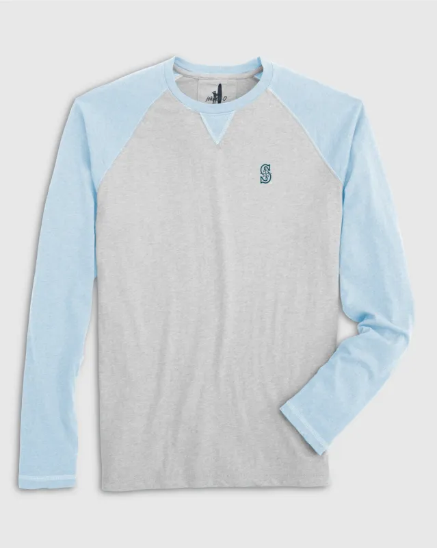 Seattle Mariners Alsen Long Sleeve Baseball Tee made by Johnnie-O