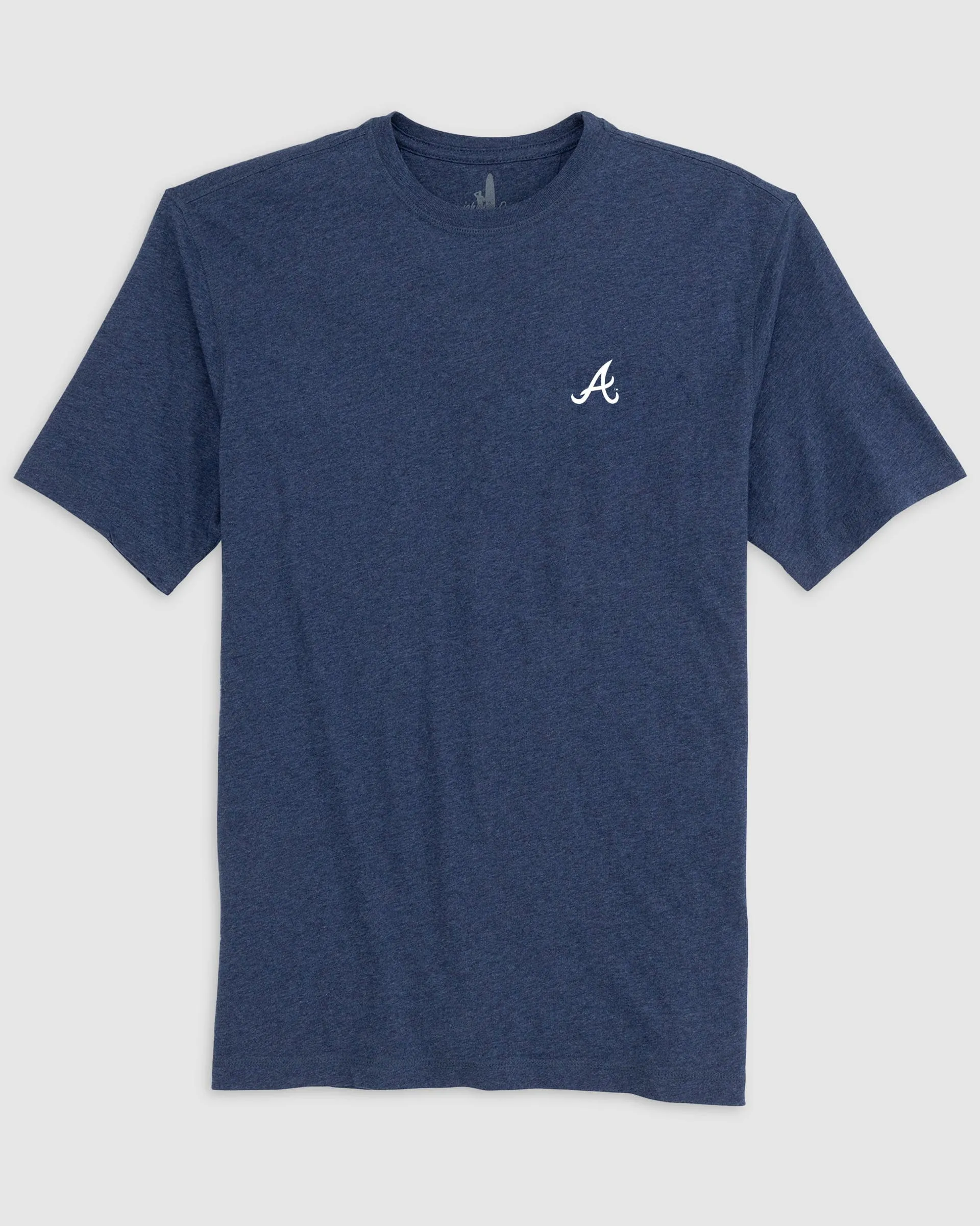 Atlanta Braves Heathered Spencer Cotton T-Shirt sold by Johnnie-O product image thumbnail 3