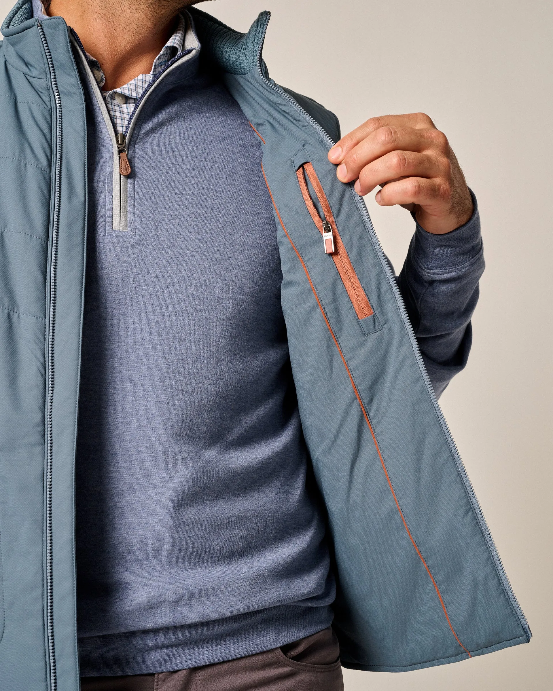 Fairhaven Quilted Zip Vest sold by Johnnie-O product image thumbnail 5