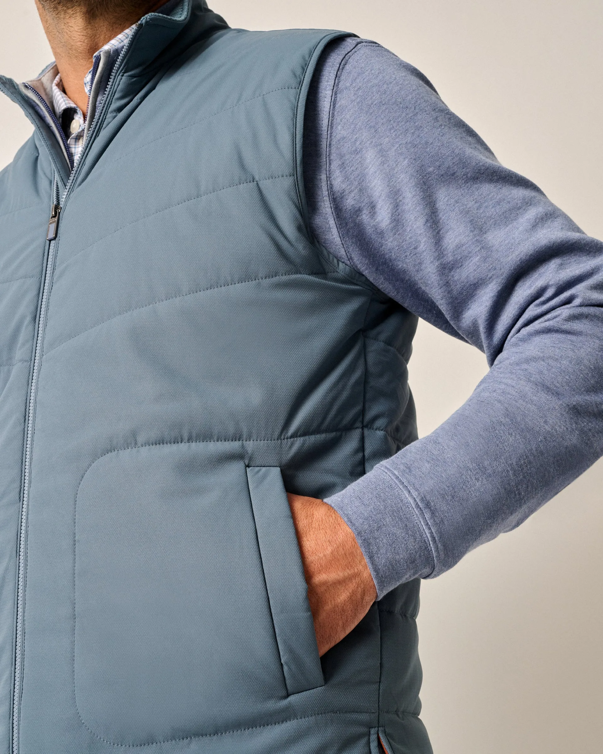 Fairhaven Quilted Zip Vest sold by Johnnie-O product image thumbnail 4