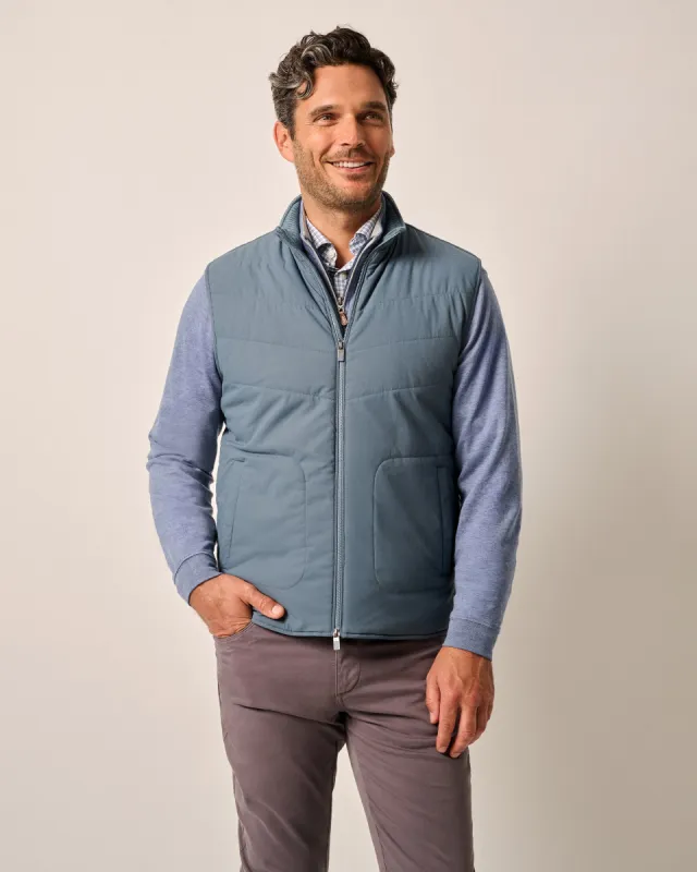 Fairhaven Quilted Zip Vest made by Johnnie-O