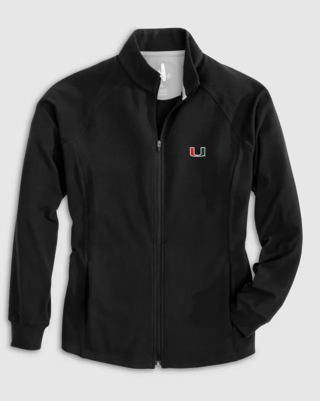 Women's Miami Blakey Full Zip Fleece Jacket sold by Johnnie-O