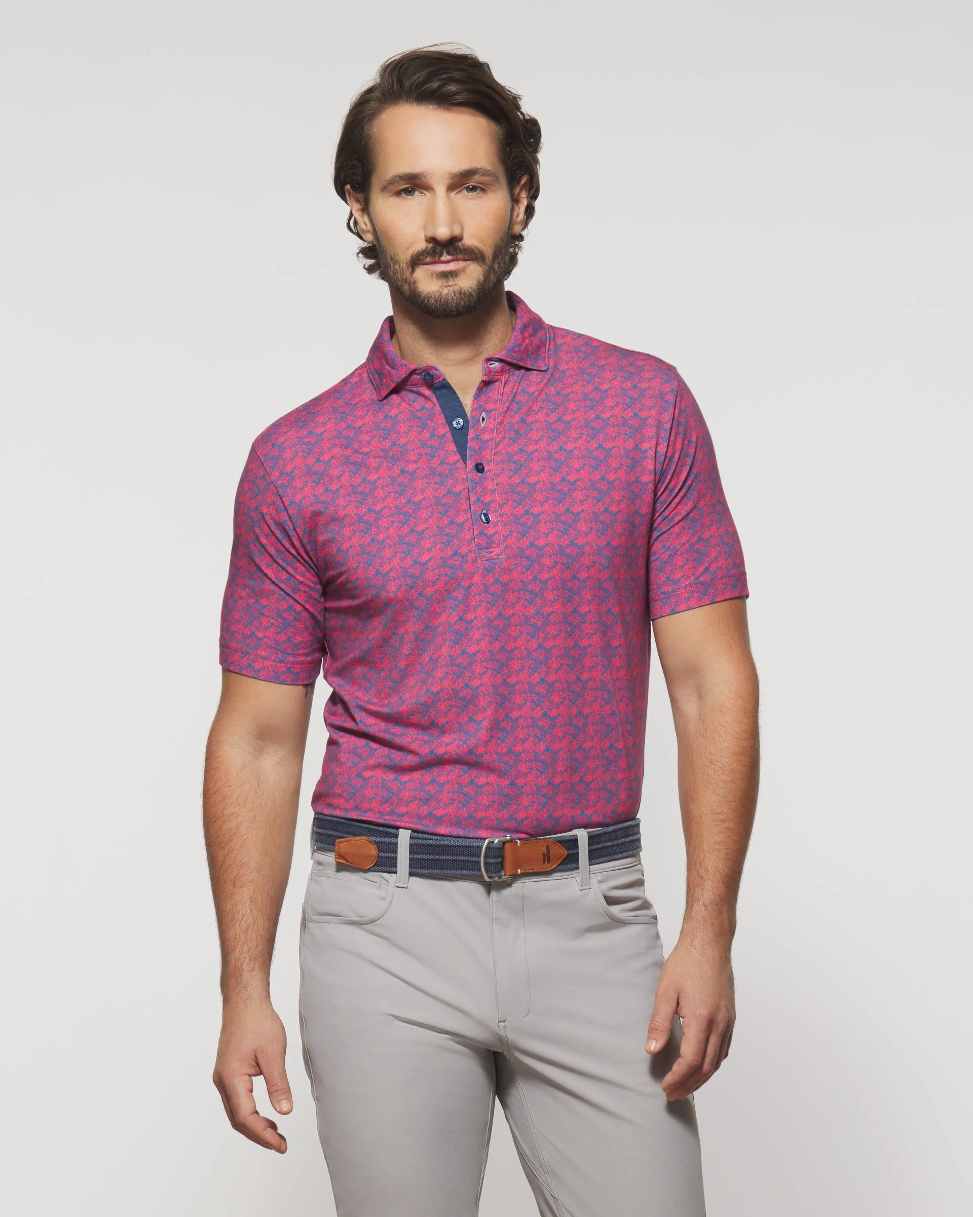 Sanford Printed Linxter Cotton Performance Polo sold by Johnnie-O product image thumbnail 2
