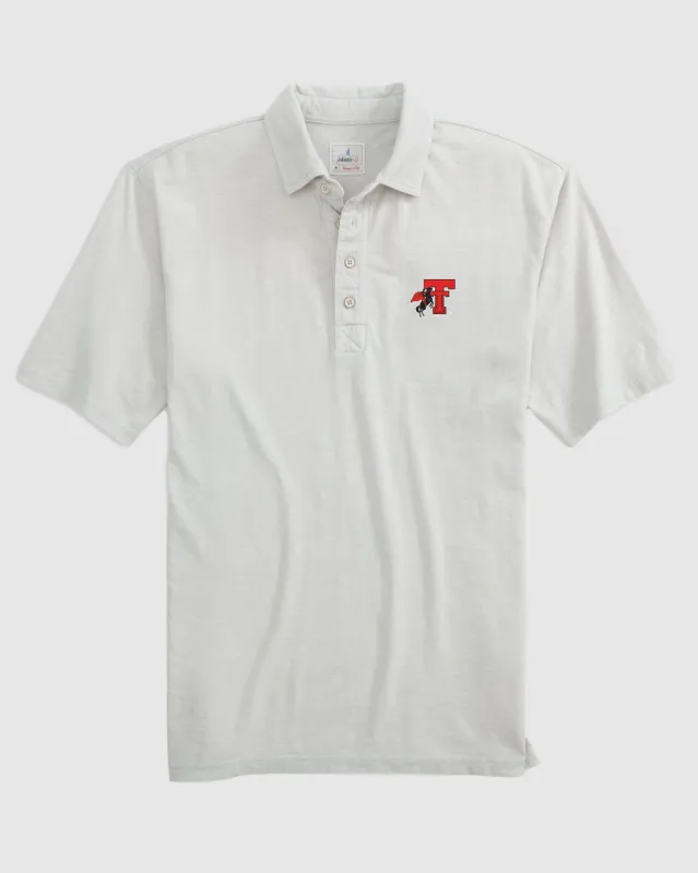 Texas Tech Coastal Wash Original Polo - Vault Logo made by Johnnie-O