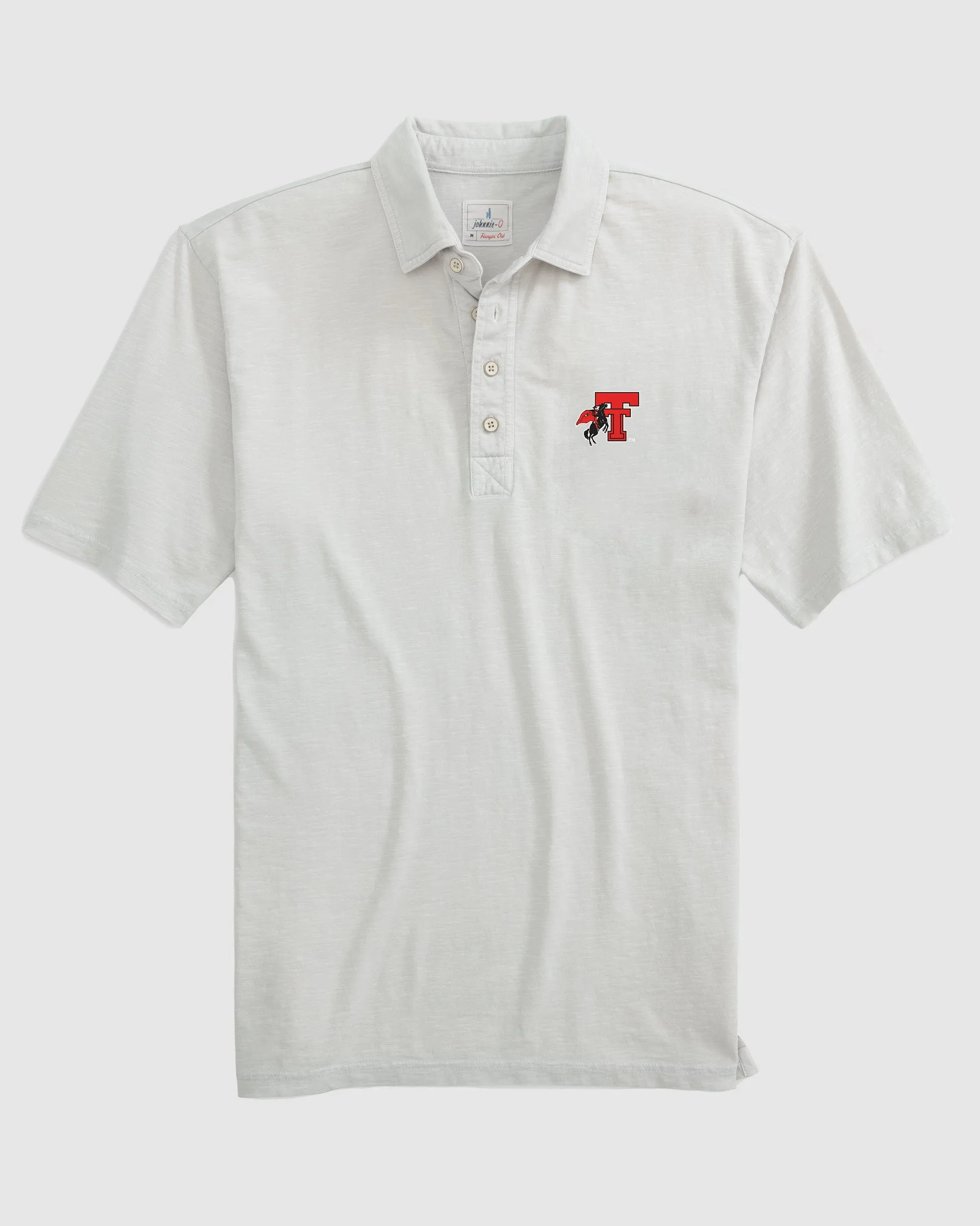 Texas Tech Coastal Wash Original Polo - Vault Logo sold by Johnnie-O