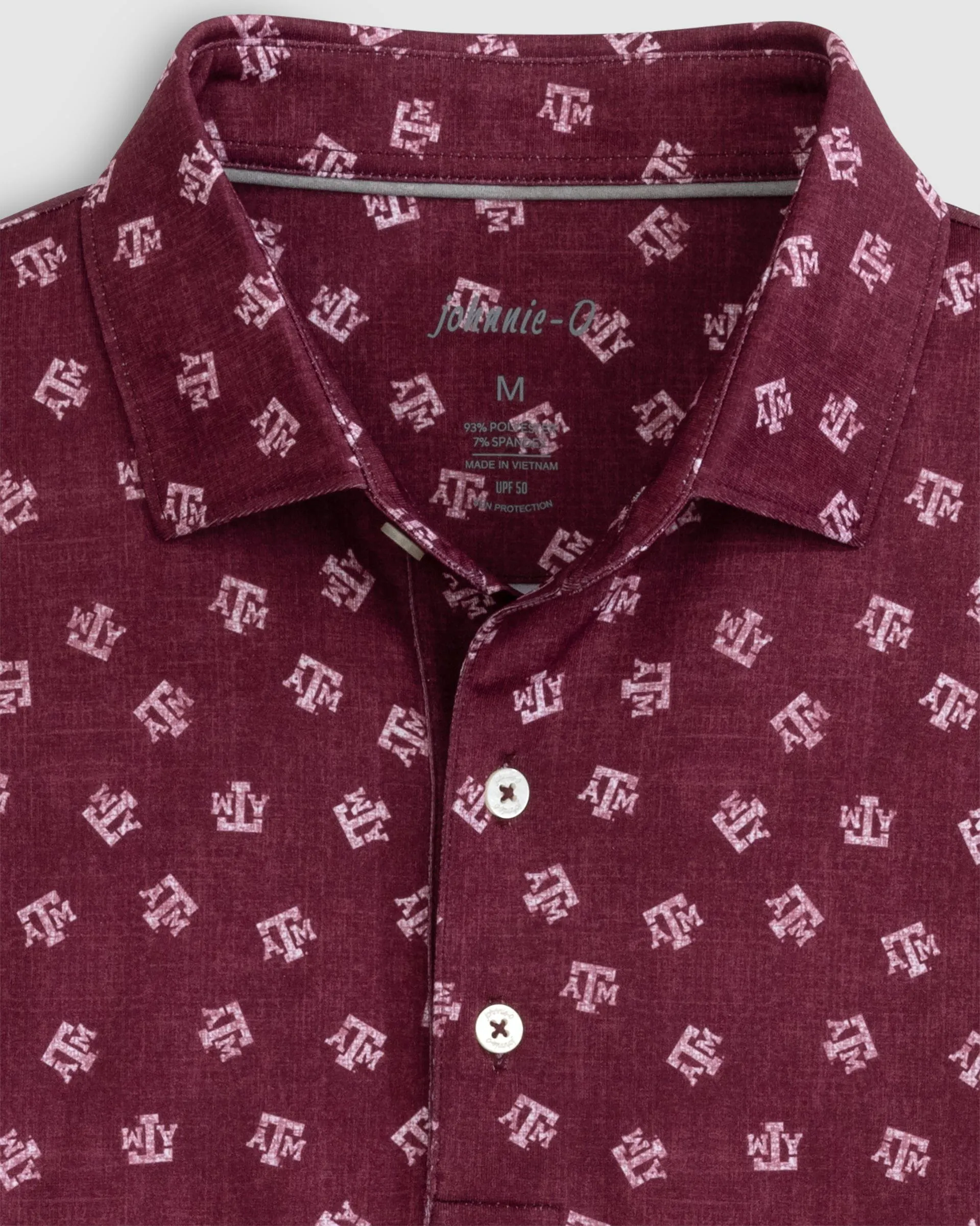 Texas A&M Stadium Exeter Printed Jersey Performance Polo sold by Johnnie-O product image thumbnail 2