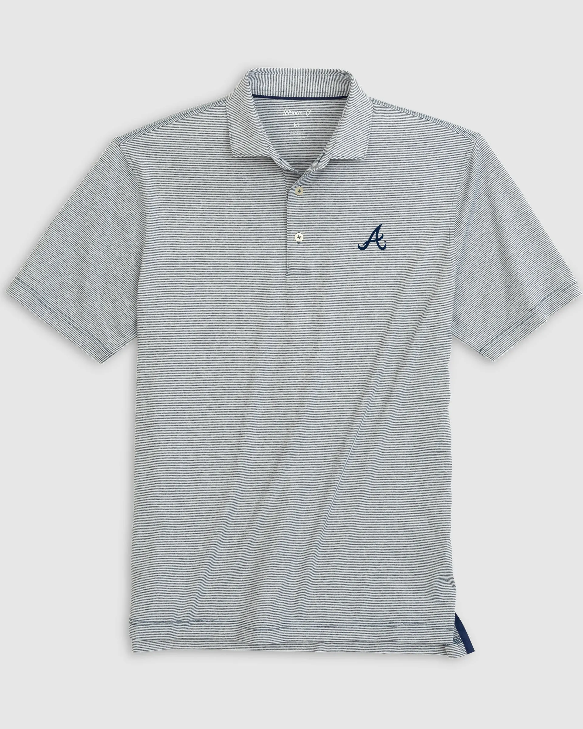 Atlanta Braves Lyndonn Striped Jersey Performance Polo sold by Johnnie-O product image thumbnail 3