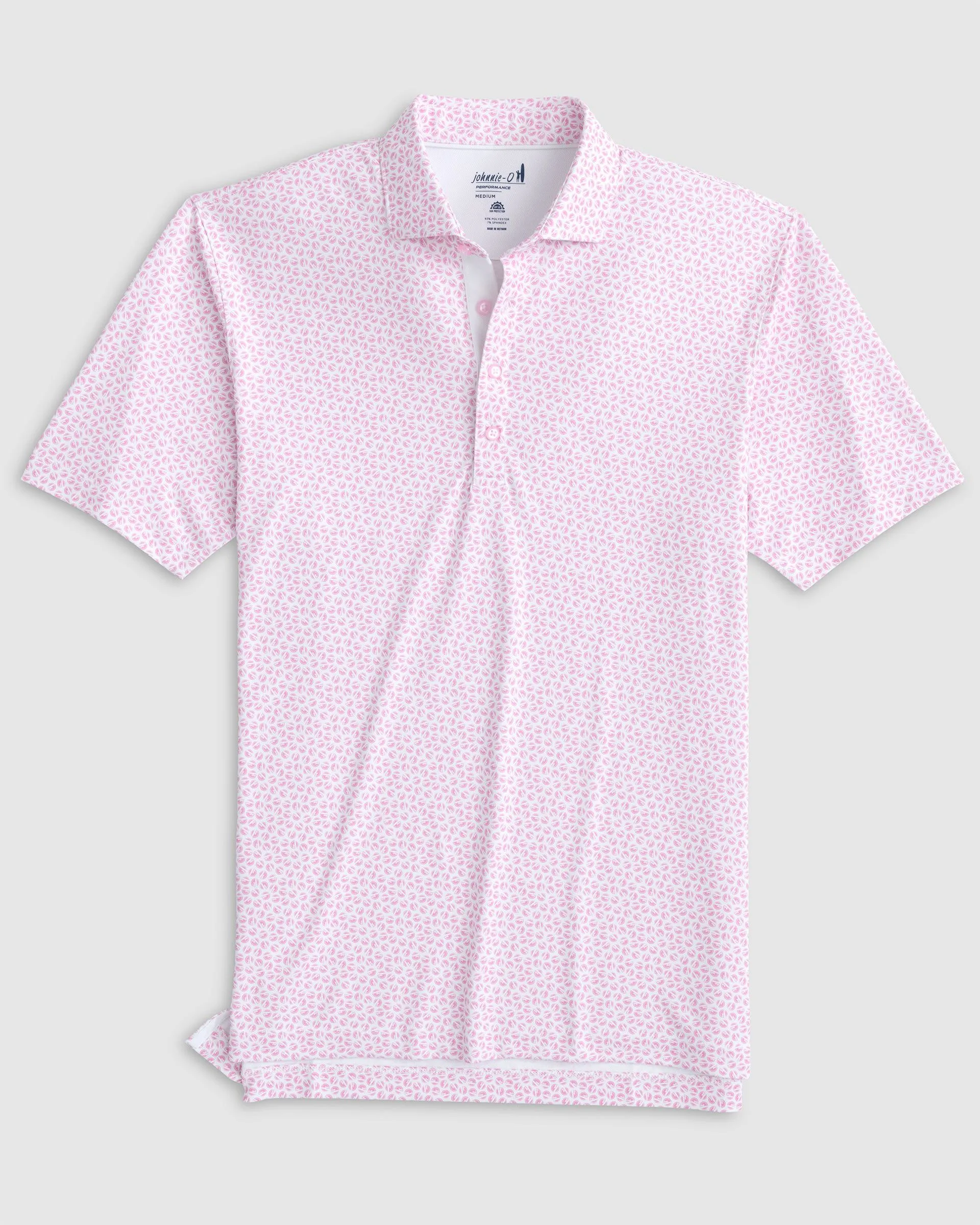 Hang-Ten Printed Mesh Performance Polo sold by Johnnie-O product image thumbnail 5