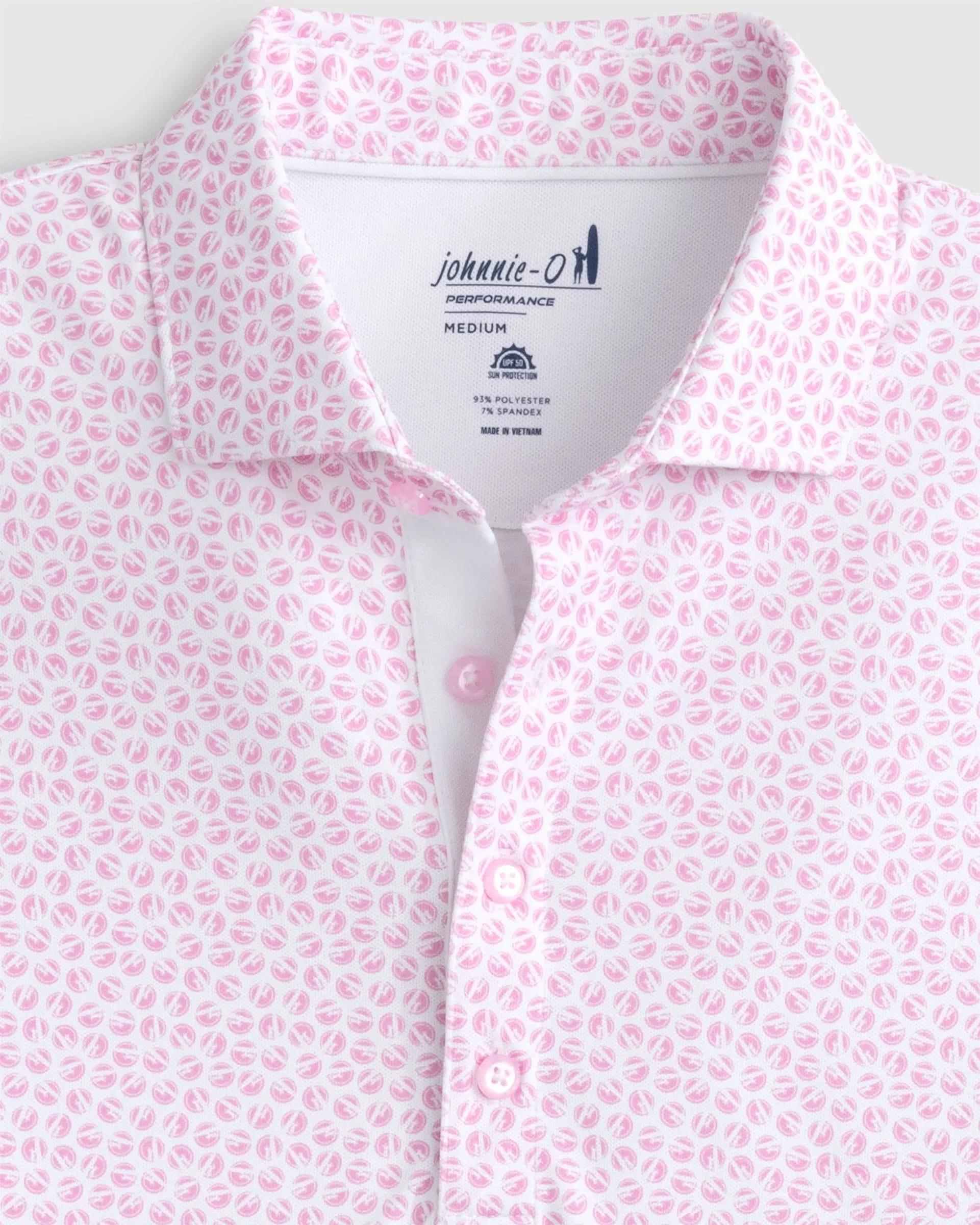 Hang-Ten Printed Mesh Performance Polo sold by Johnnie-O product image thumbnail 3