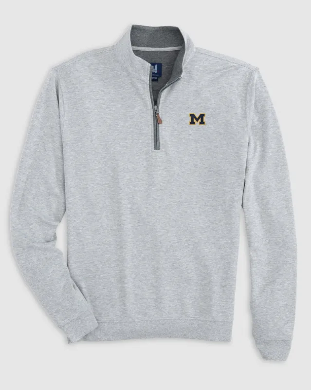 Michigan Sully 1/4 Zip sold by Johnnie-O