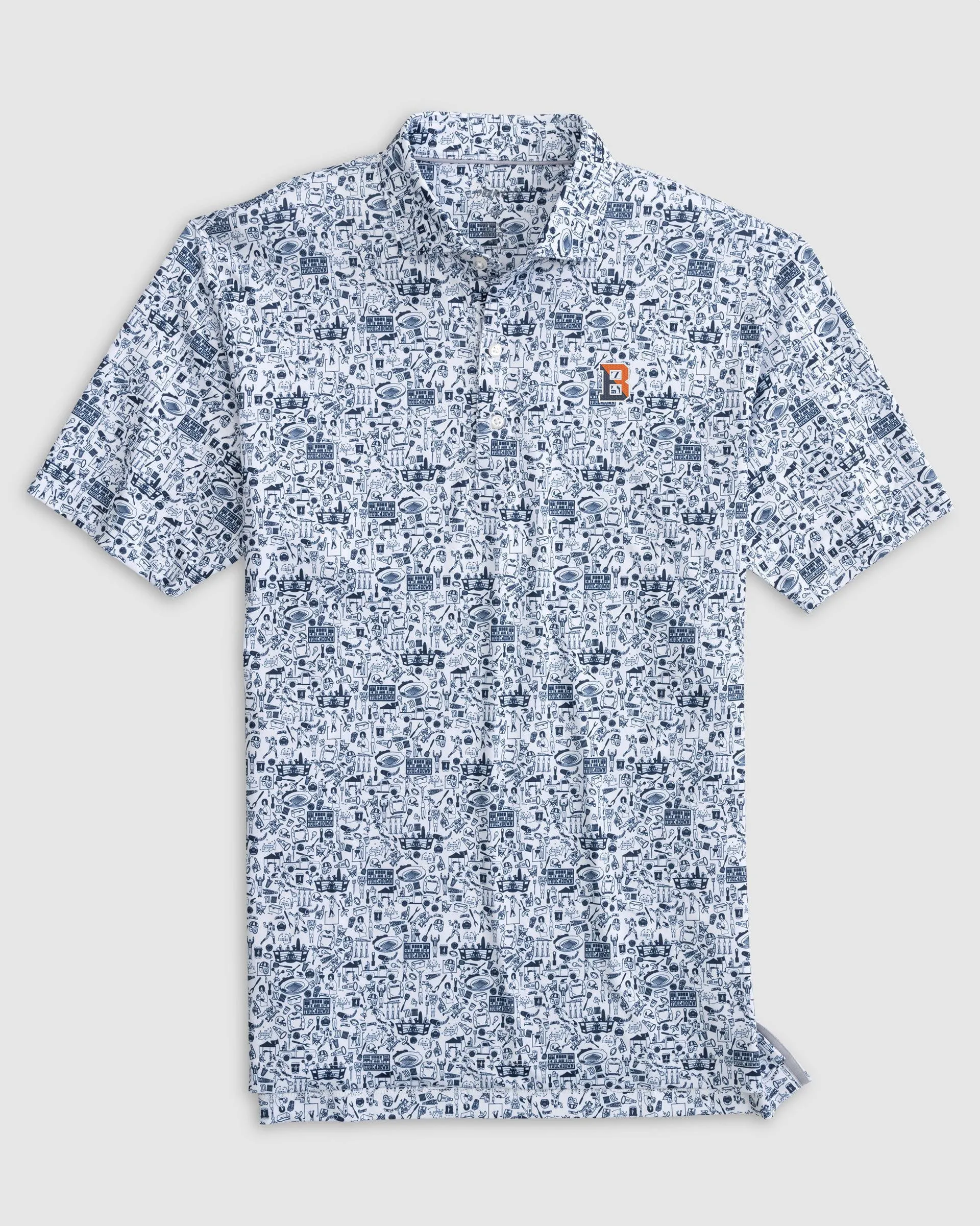 Bucknell University Tailgater Printed Jersey Performance Polo sold by Johnnie-O product image thumbnail 2