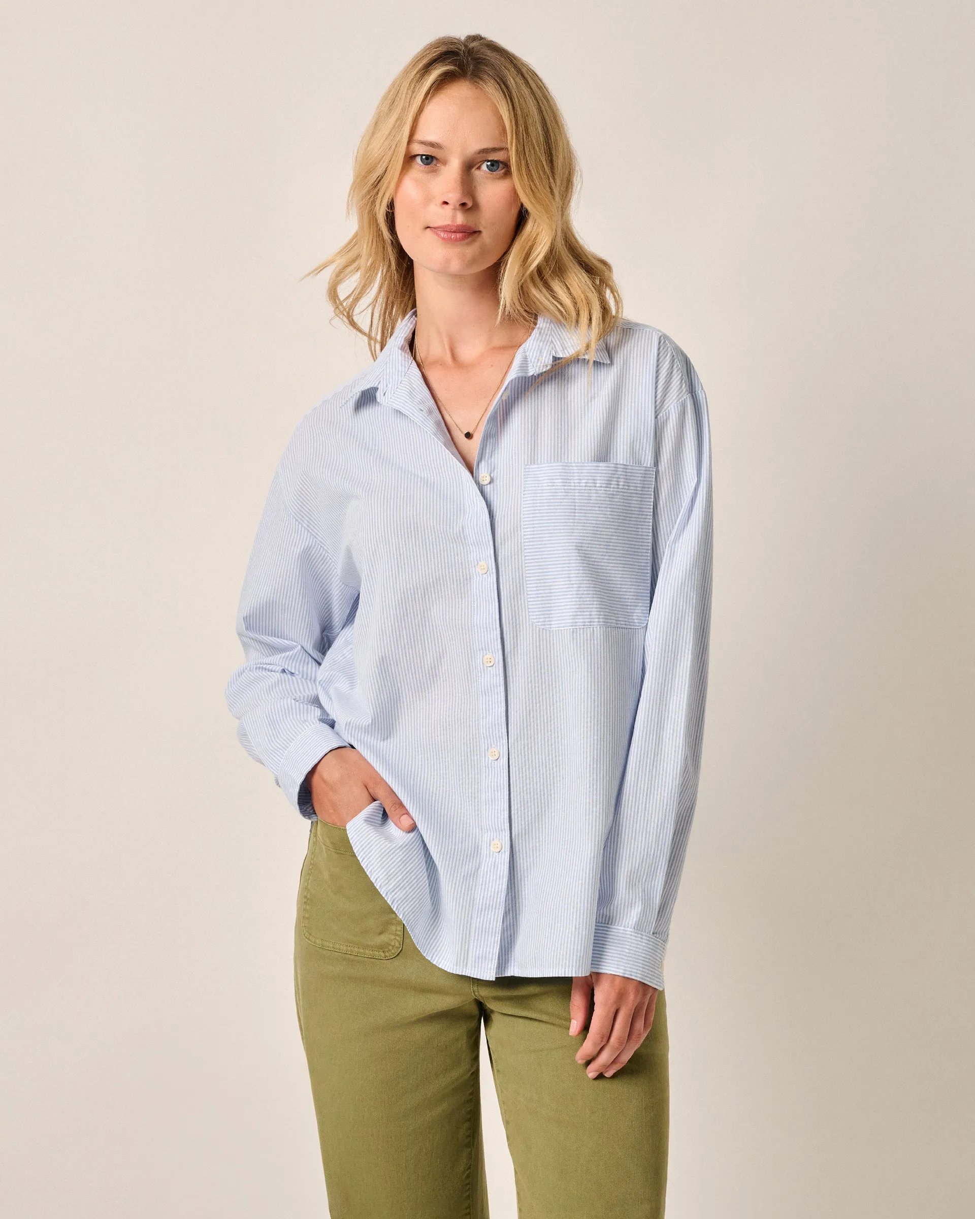 Cotton Boyfriend Shirt sold by Johnnie-O product image thumbnail 2