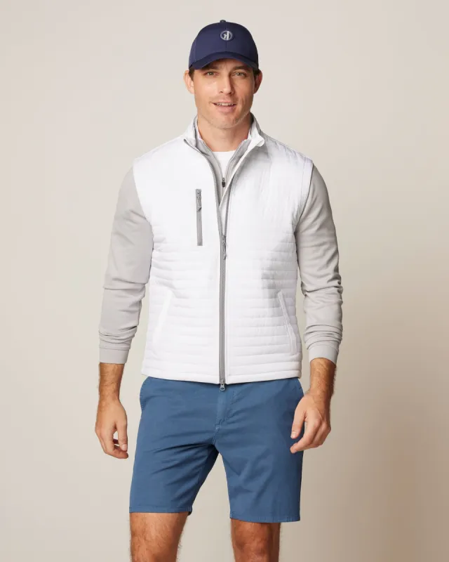 Crosswind Quilted Performance Vest sold by Johnnie-O