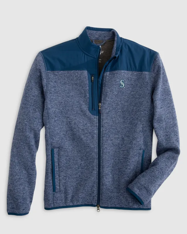 Seattle Mariners Arlo Full Zip Fleece Jacket sold by Johnnie-O