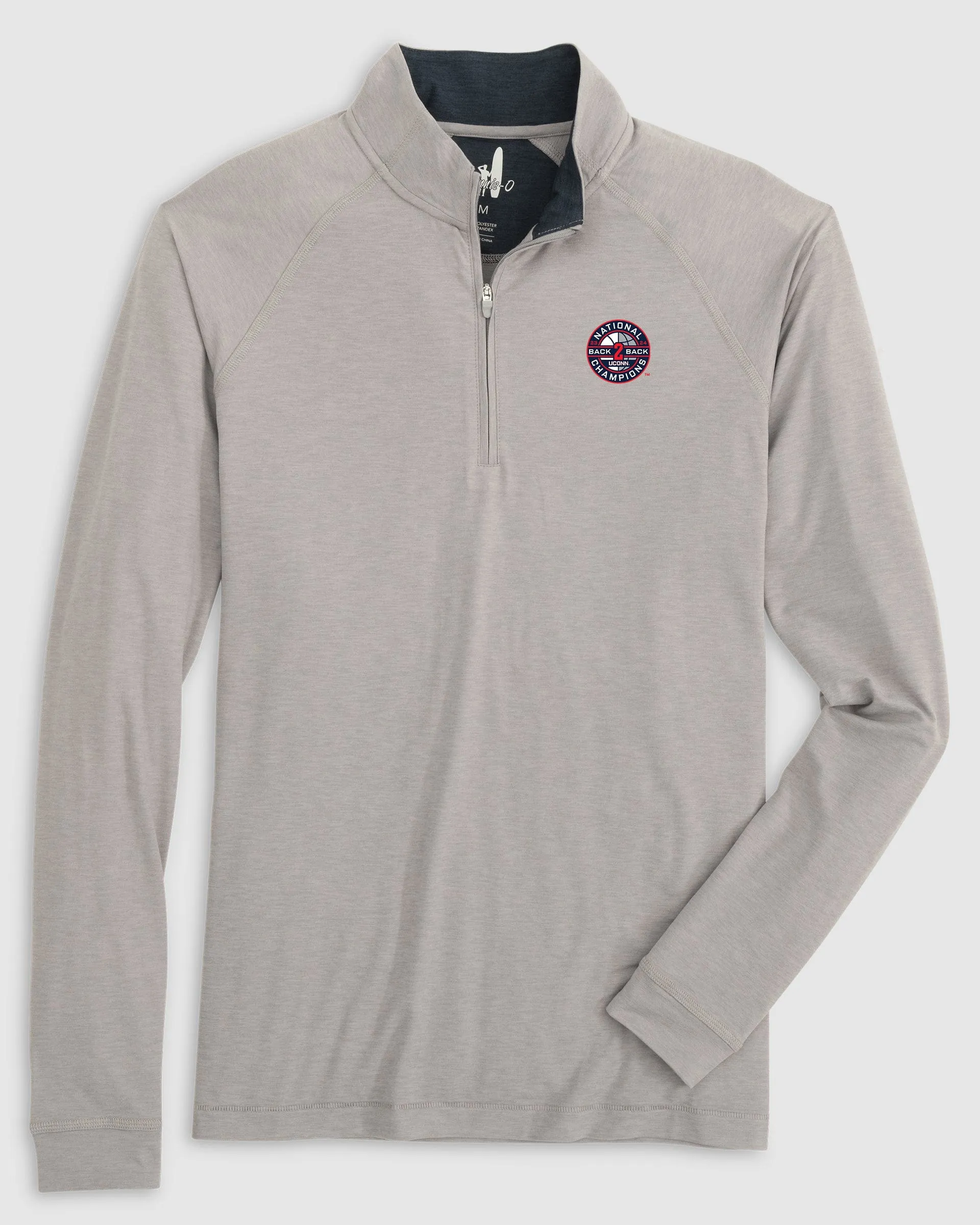 UConn Freeborne Performance 1/4 Zip - 2024 College Basketball Champions Logo sold by Johnnie-O product image thumbnail 2