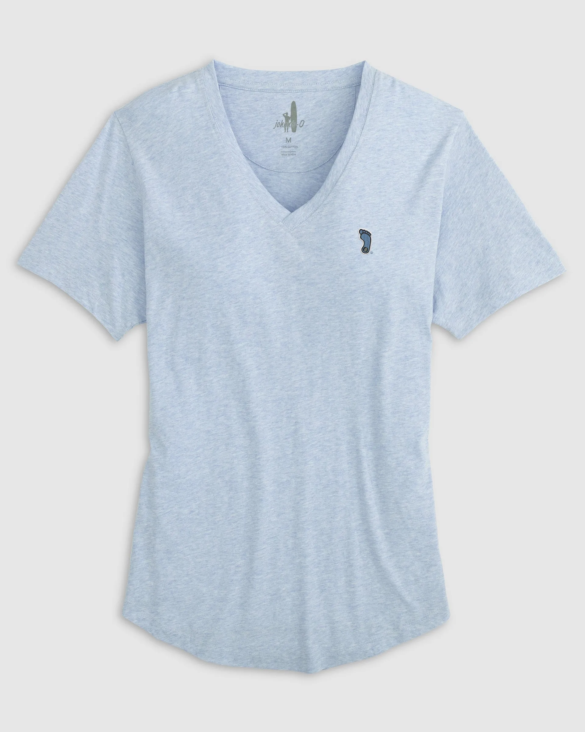 Women's University of North Carolina Merediths V-Neck T-Shirt - Tar Heel Logo sold by Johnnie-O