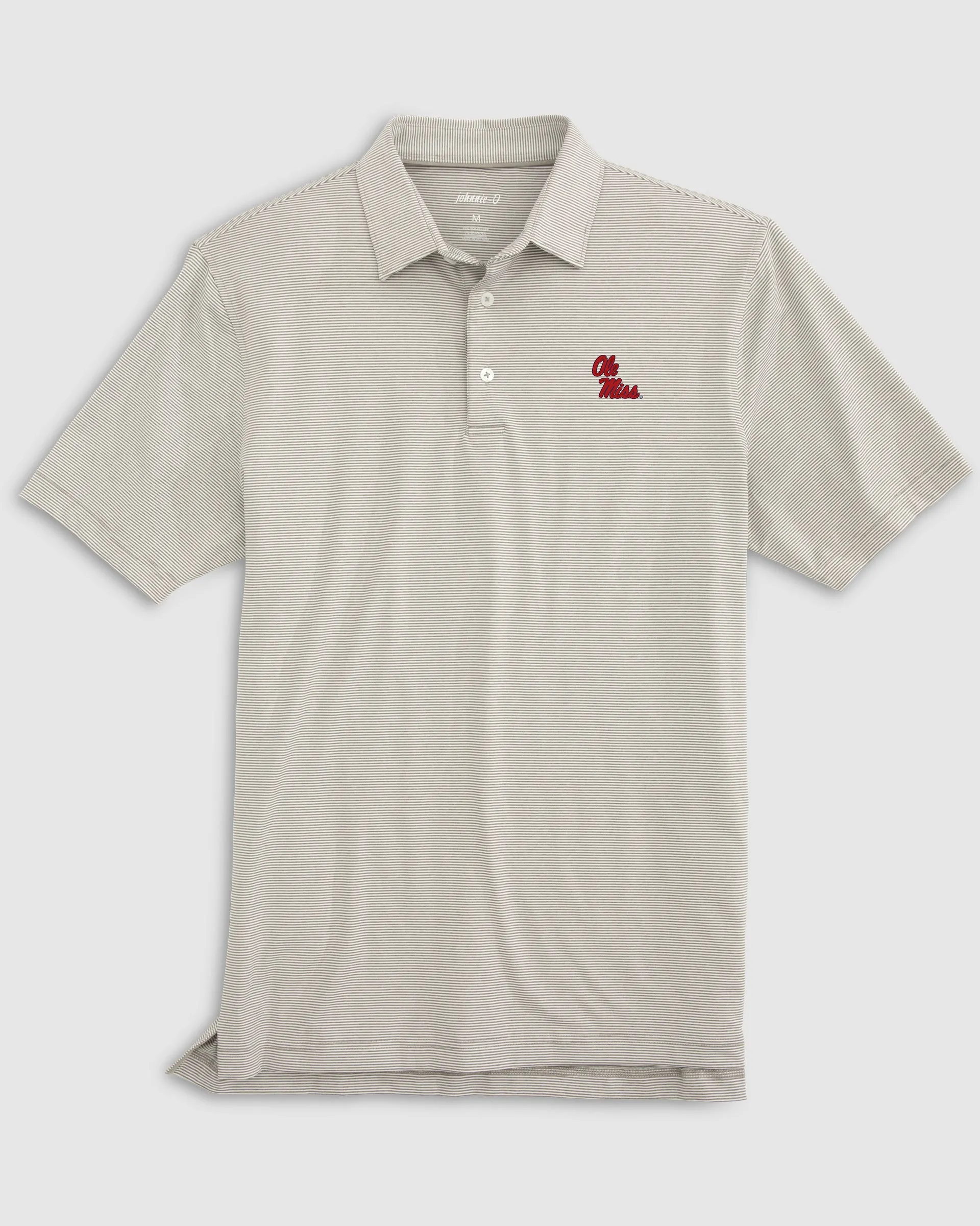 Ole Miss Lyndonn Striped Jersey Performance Polo - Stacked Logo sold by Johnnie-O product image thumbnail 2
