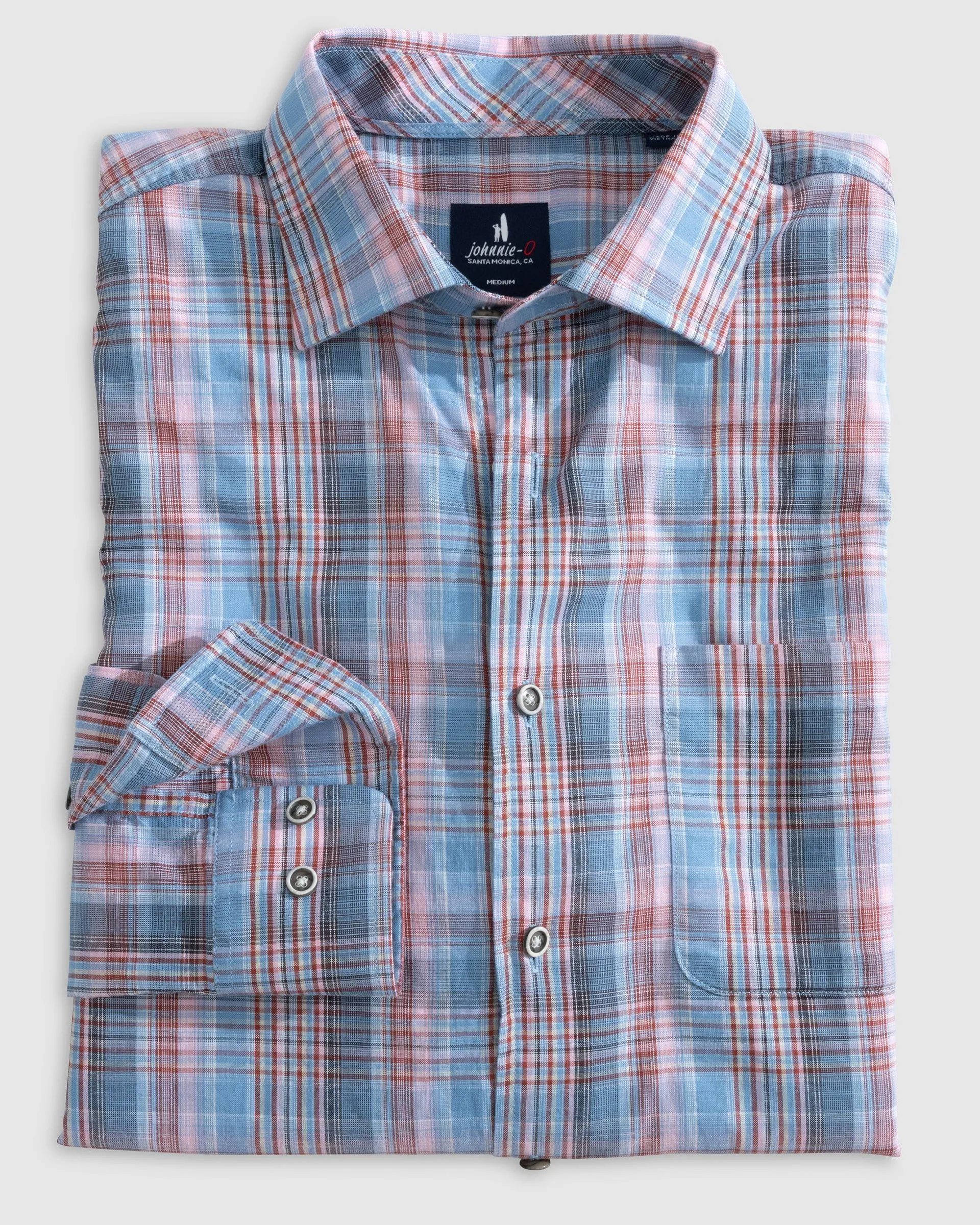 Enix Tucked Button Up Shirt sold by Johnnie-O product image thumbnail 4