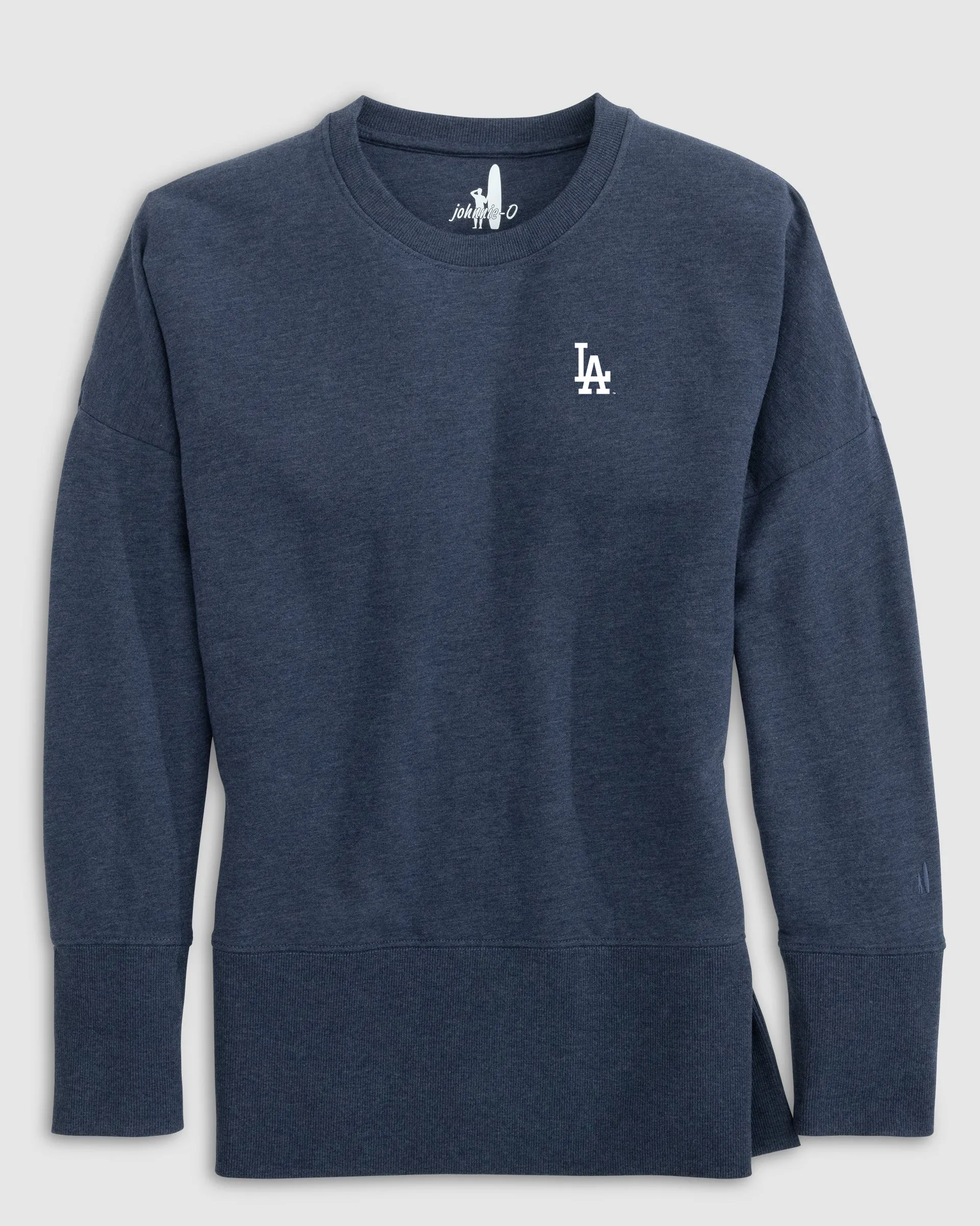 Women's Los Angeles Dodgers Brittany Crewneck Sweatshirt sold by Johnnie-O