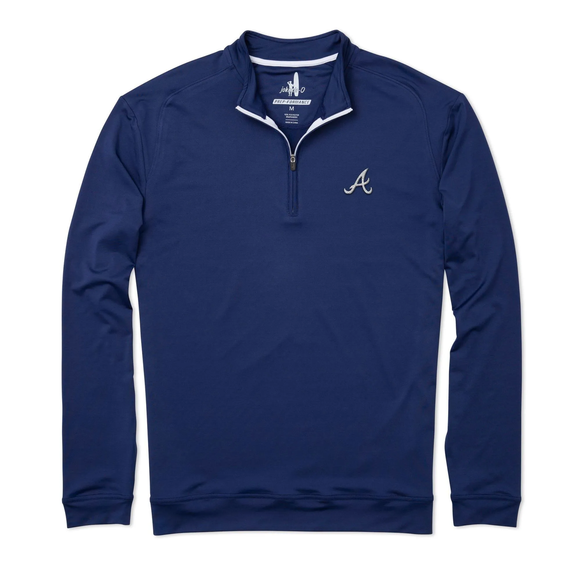 Atlanta Braves Flex PREP-FORMANCE 1/4 Zip Pullover sold by Johnnie-O product image thumbnail 2