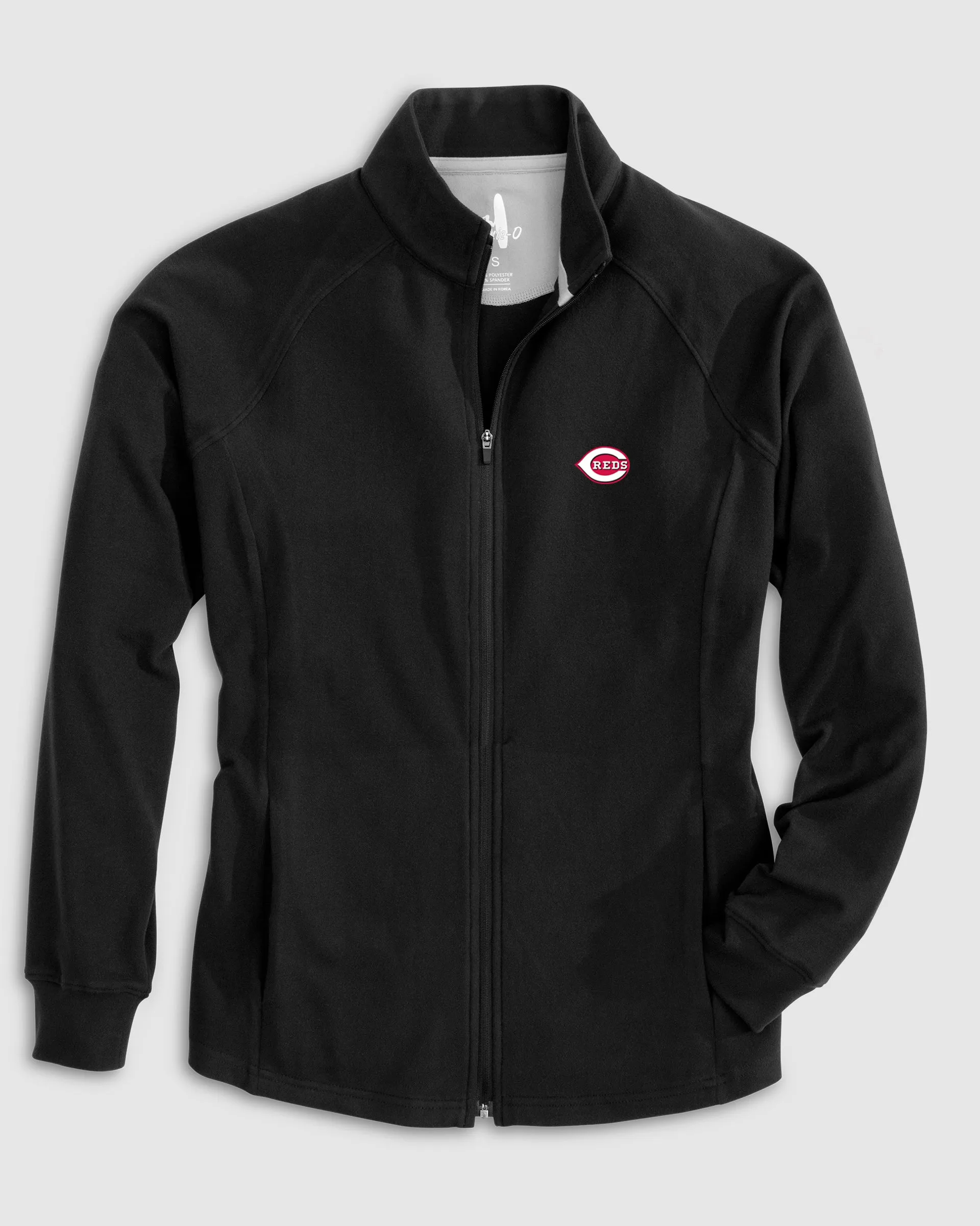 Women's Cincinnati Reds Blakey Full Zip Fleece Jacket sold by Johnnie-O