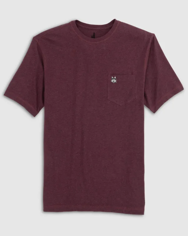 Loyola  Chicago Heathered Tyler T-Shirt sold by Johnnie-O