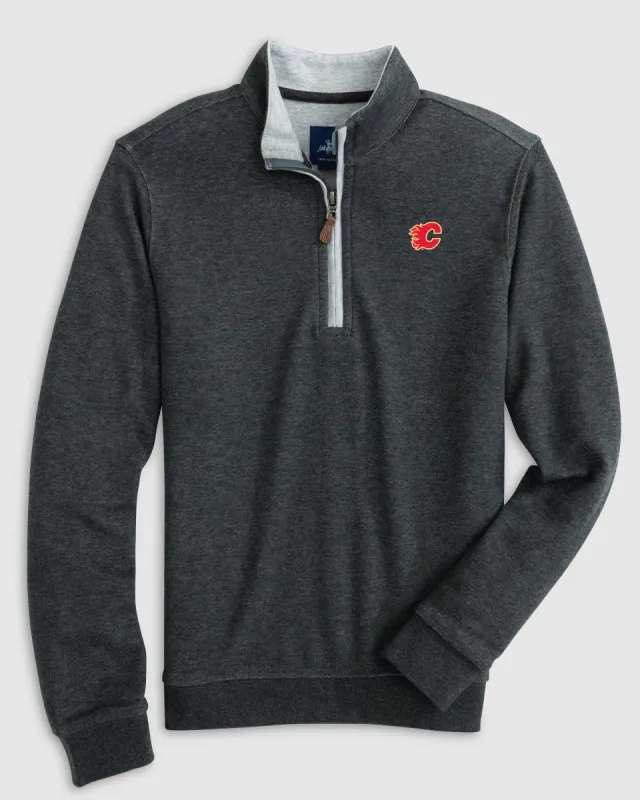Calgary Flames Sully Jr. 1/4 Zip sold by Johnnie-O
