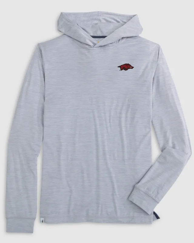Arkansas Talon Performance Hoodie sold by Johnnie-O
