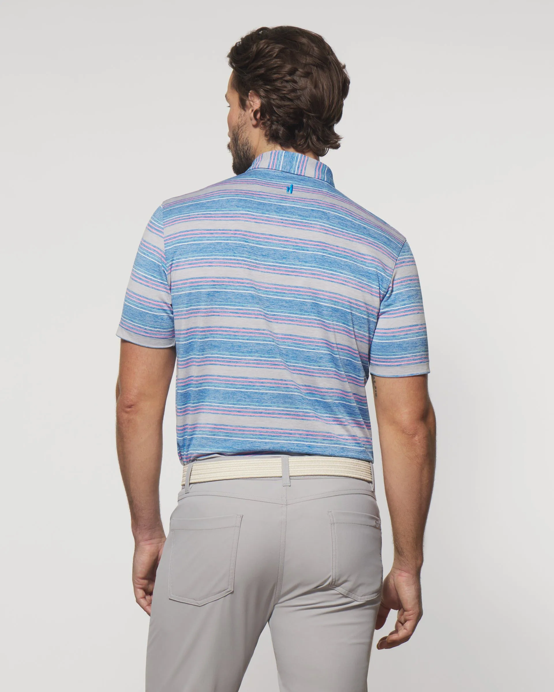 Phineas Striped Jersey Performance Polo sold by Johnnie-O product image thumbnail 2