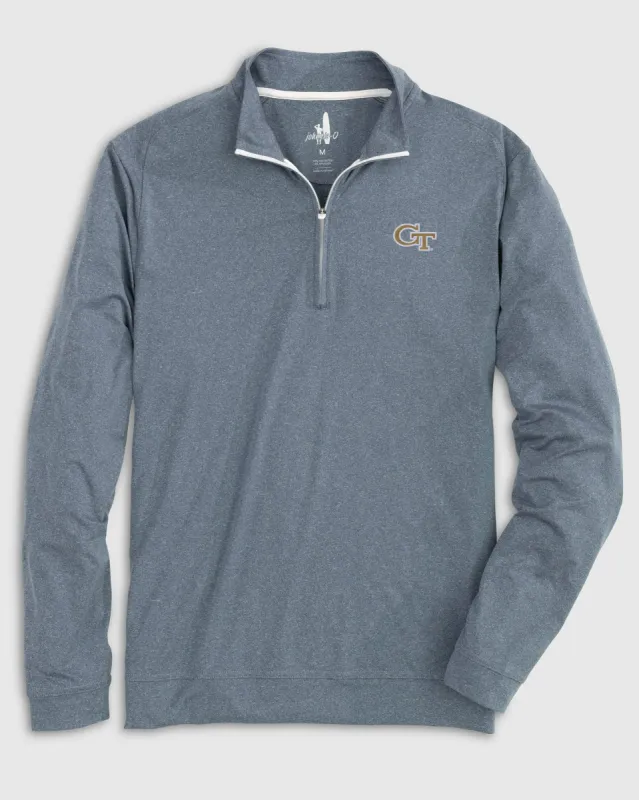 Georgia Tech Flex Performance 1/4 Zip sold by Johnnie-O
