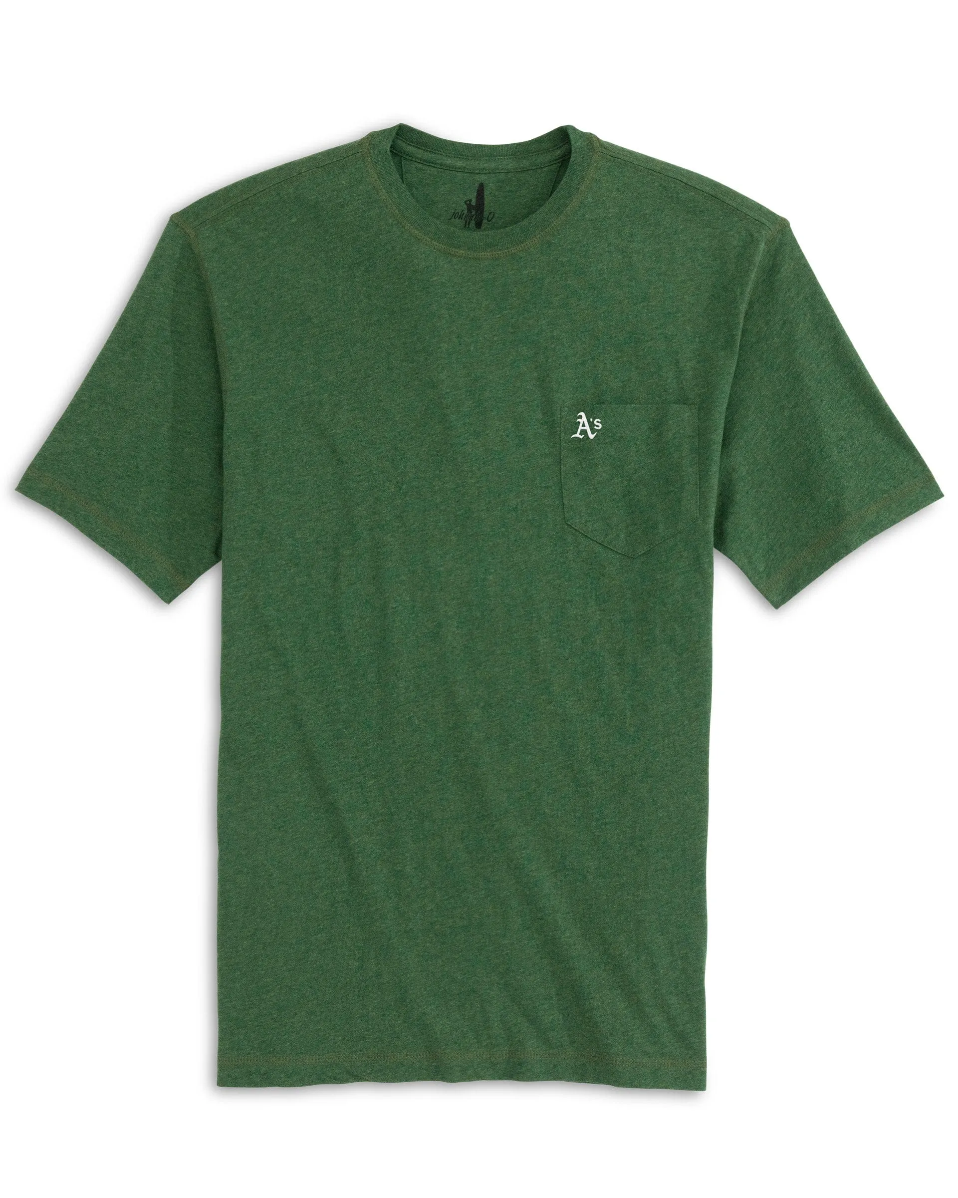 Oakland Athletics Heathered Tyler T-Shirt sold by Johnnie-O