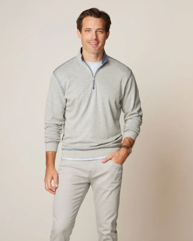 Hanks "Lightweight Sully" 1/4 Zip Pullover sold by Johnnie-O