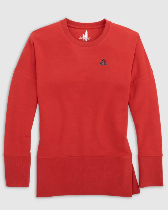 Women's Arizona Diamondbacks Brittany Crewneck Sweatshirt sold by Johnnie-O