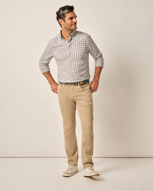 Carmel Sateen 5-Pocket Pant sold by Johnnie-O