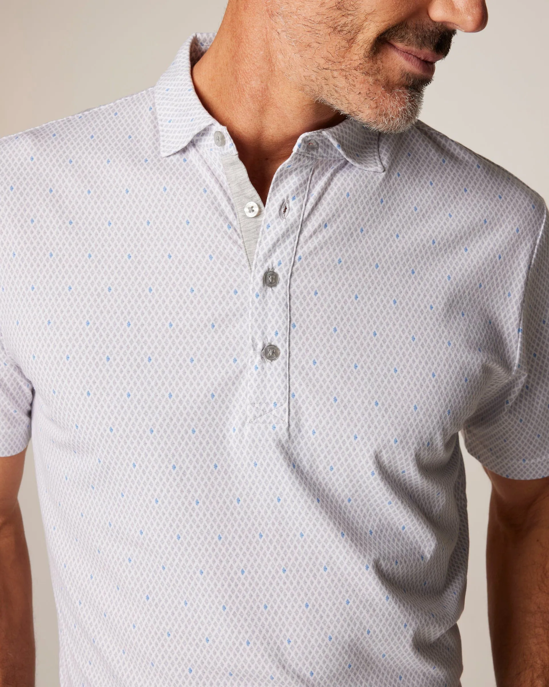 Vestal Printed Linxter Cotton Performance Polo sold by Johnnie-O product image thumbnail 4