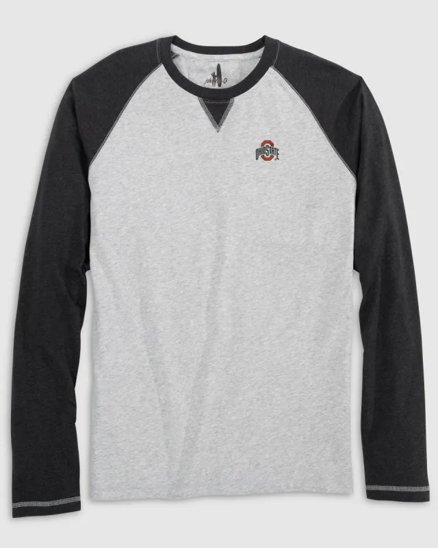 Ohio State Alsen Long Sleeve Baseball Tee sold by Johnnie-O