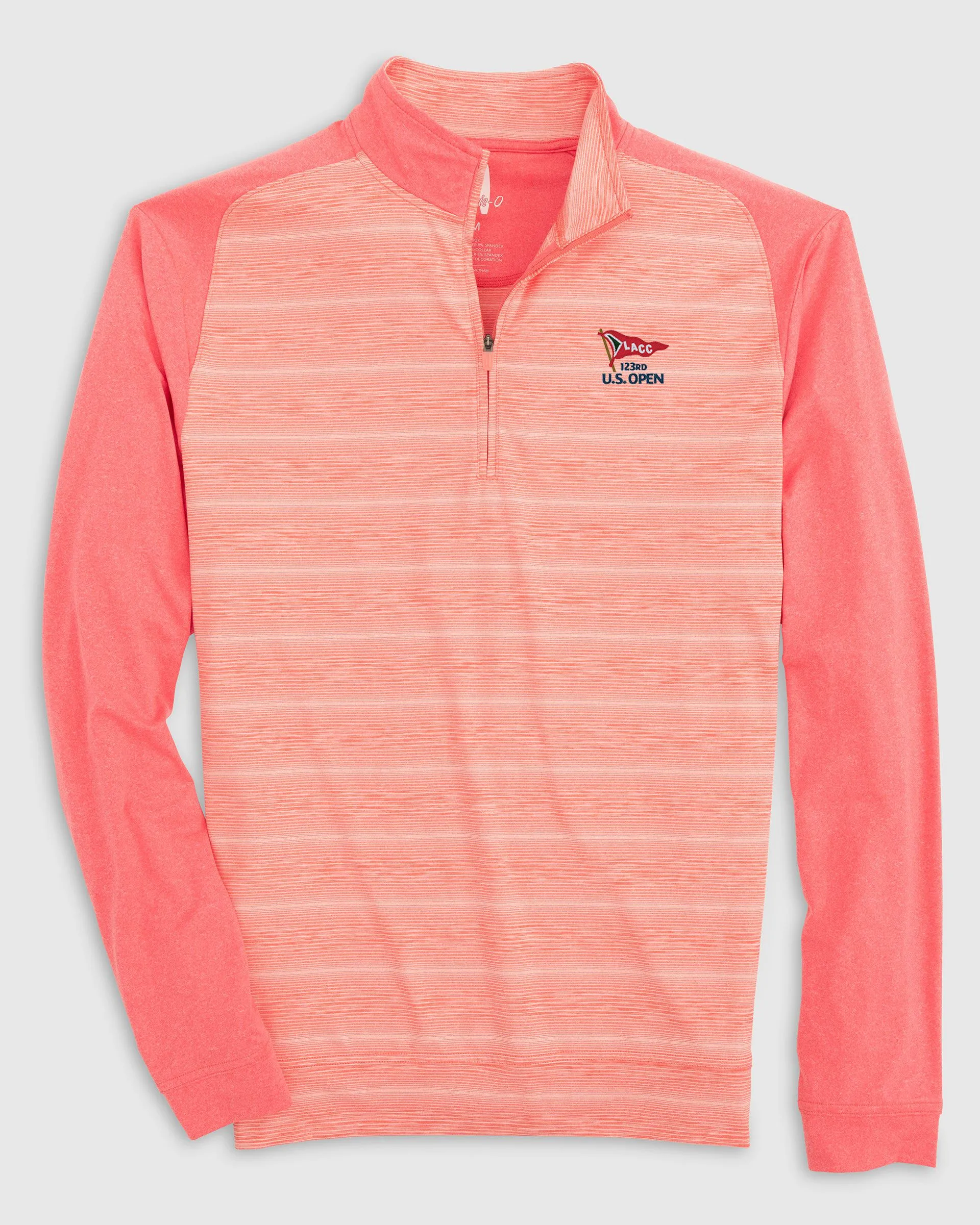 123rd U.S. Open Bert Striped Performance 1/4 Zip Pullover sold by Johnnie-O product image thumbnail 3