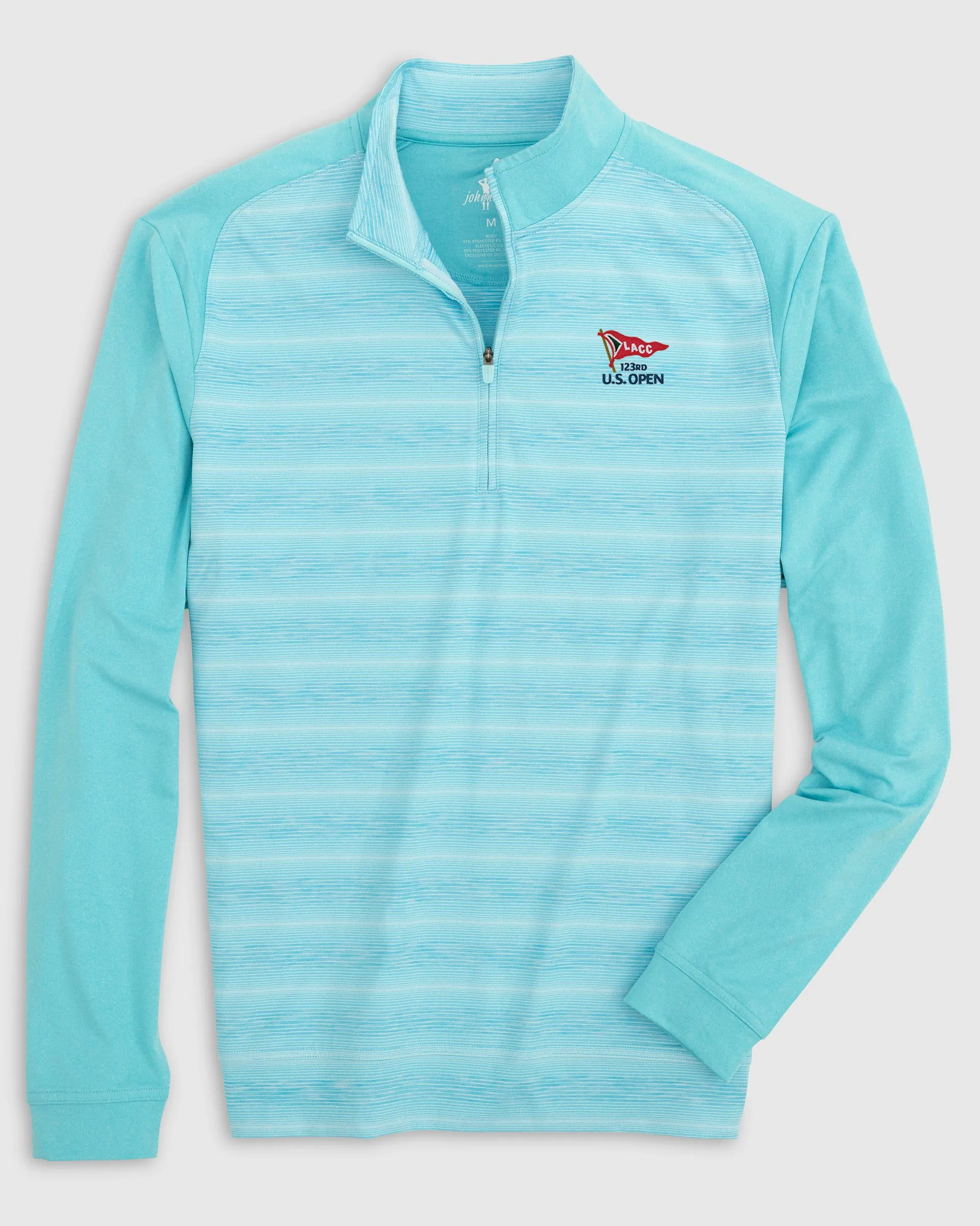 123rd U.S. Open Bert Striped Performance 1/4 Zip Pullover sold by Johnnie-O product image thumbnail 2