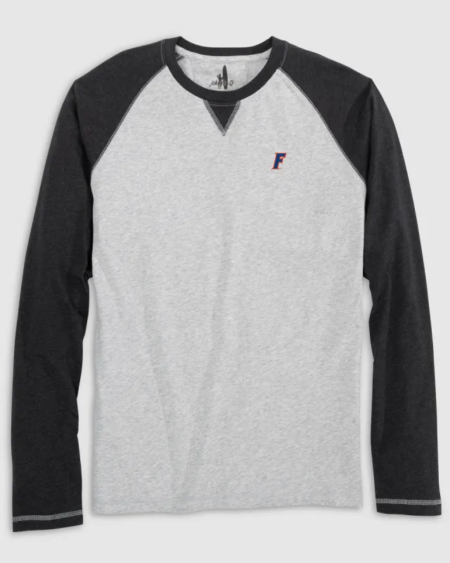 Florida Alsen Long Sleeve Baseball Tee - F Logo sold by Johnnie-O