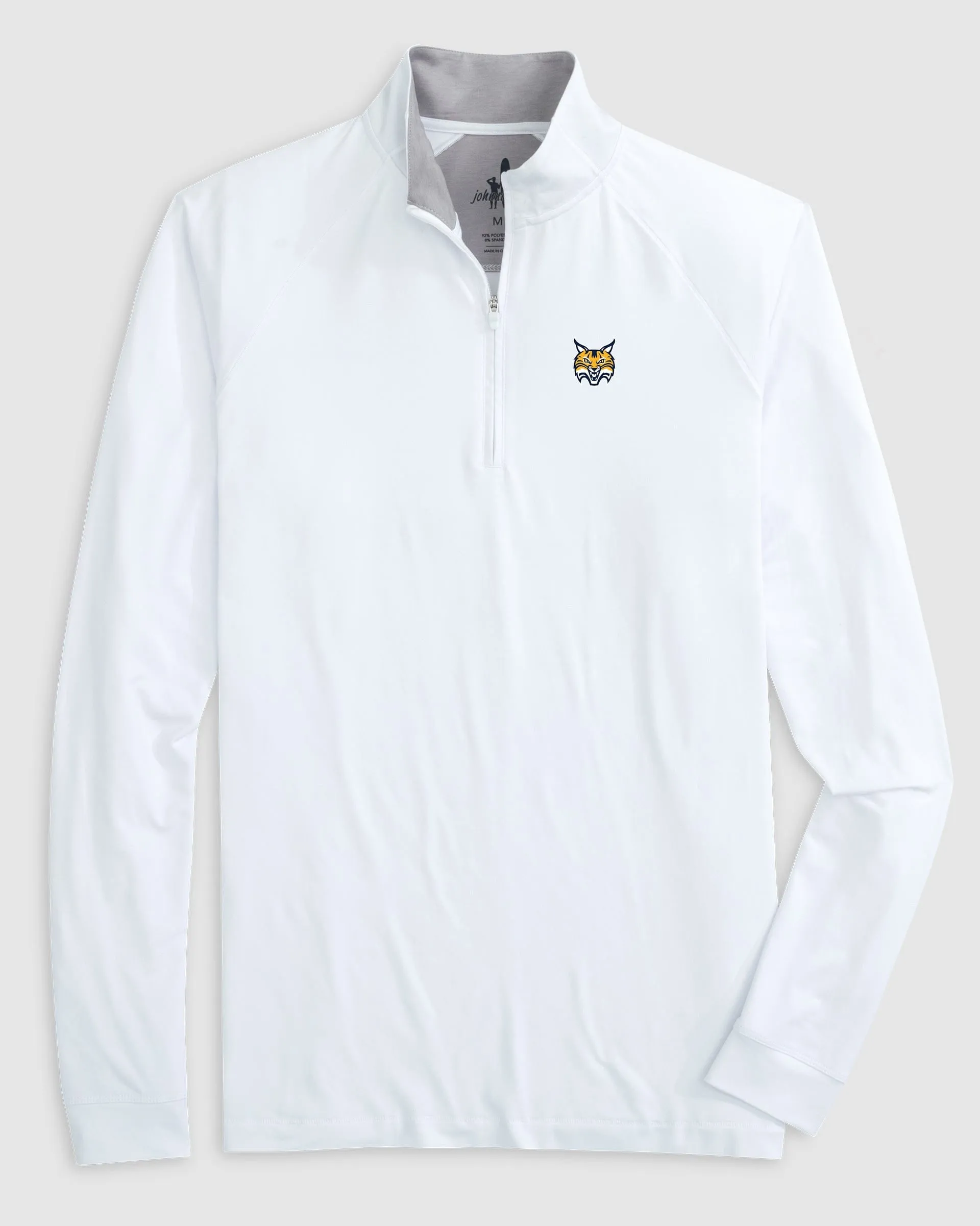 Quinnipiac Freeborne Performance 1/4 Zip sold by Johnnie-O