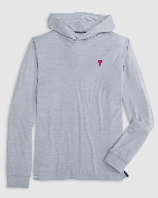 Philadelphia Phillies Talon Performance Hoodie sold by Johnnie-O